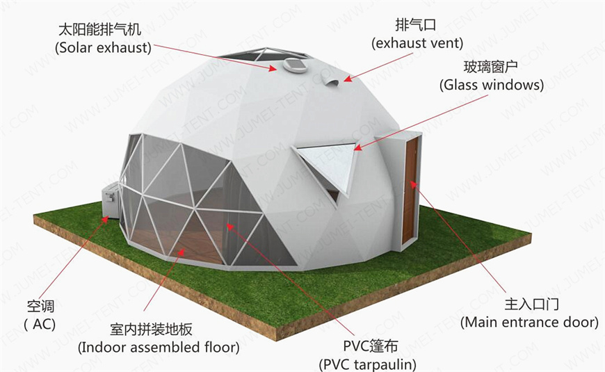 球形帐篷,星空球形帐篷,玻璃球形帐篷