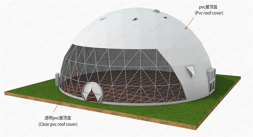 圆顶活动帐篷,穹顶球形篷房,球形篷房