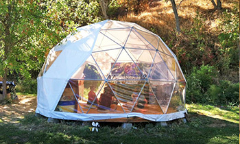 球形圆顶星空帐篷酒店-半球形穹顶观星帐篷酒店