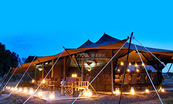 旅游营地帐篷餐厅-野奢酒店帐篷餐厅