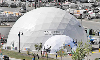 球形穹顶展馆篷房-半球形展馆帐篷
